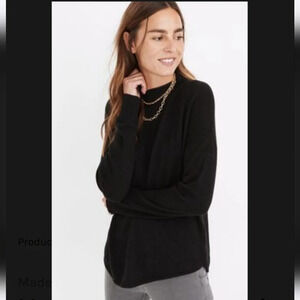 *NWT* Madewell Ashbury Mockneck Black Sweater